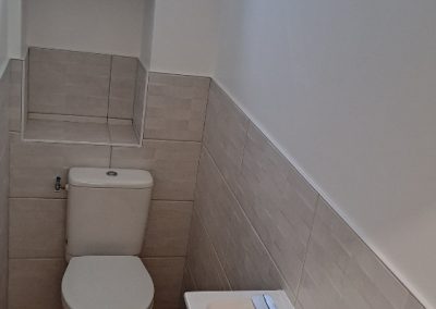 Création d'une pièce sanitaire (WC et Lavabo) par SP Plomberie