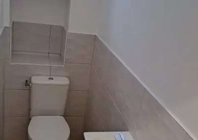 Création d'une pièce sanitaire (WC et Lavabo) par SP Plomberie